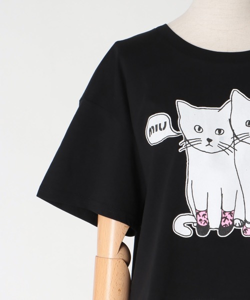 BLACK SCORE（ブラックスコア） tシャツ 半袖 BLACK SCORE / MIU MIU