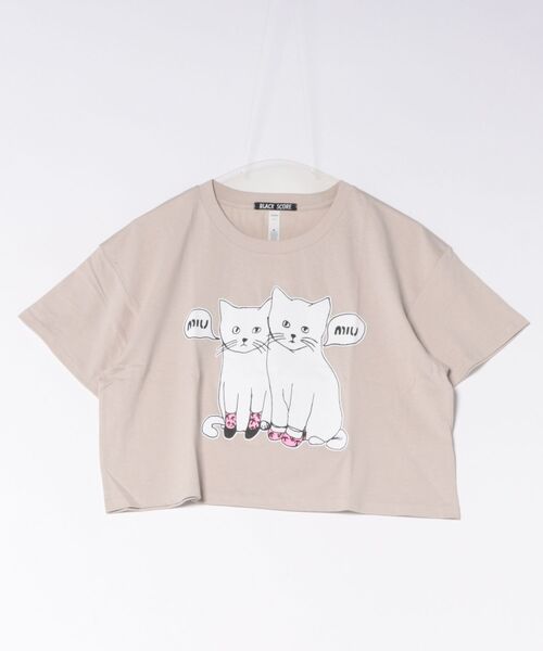 BLACK SCORE（ブラックスコア） tシャツ 半袖 BLACK SCORE / MIU MIU
