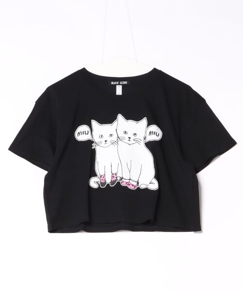 BLACK SCORE（ブラックスコア） tシャツ 半袖 BLACK SCORE / MIU MIU