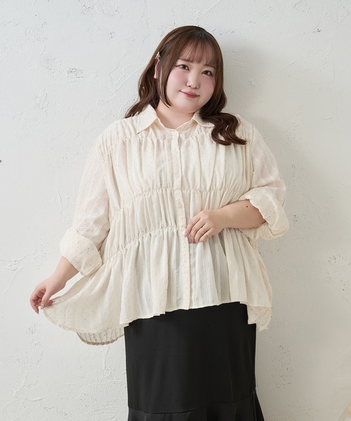 Louiosy（ルオシー） ブラウス シャツ 「Louiosy」「大きいサイズ 