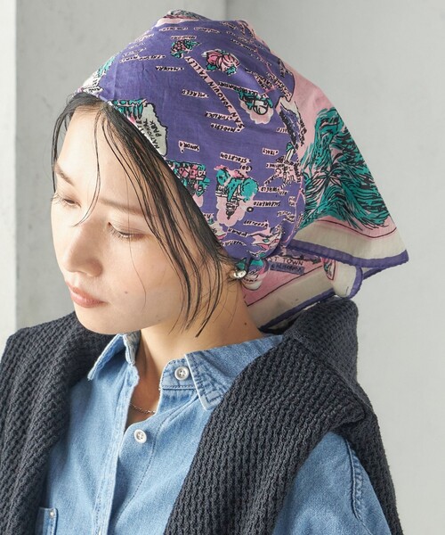 manipuri（マニプリ） スカーフ バンダナ 「manipuri/マニプリ」65×65