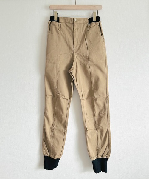 sgy. djembe.rock カーゴパンツ Wウエストシアーナイロンカーゴパンツ