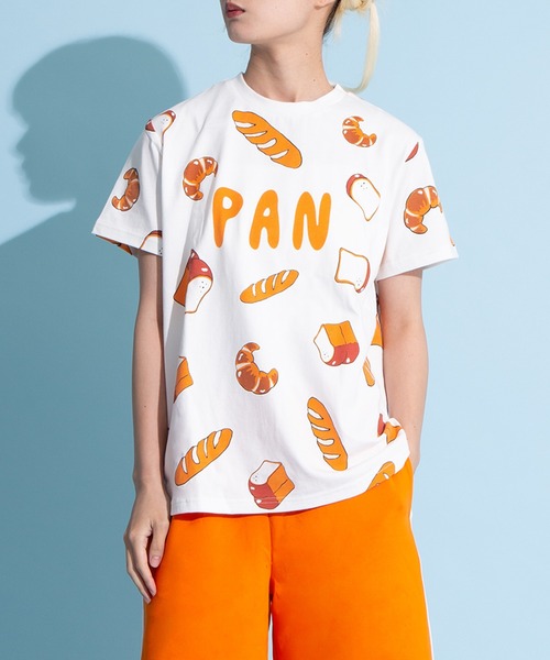 PUNYUS - PUNYUS Tシャツ PUNYUS tシャツ フード総柄Tシャツ(PAN) レディース メンズ