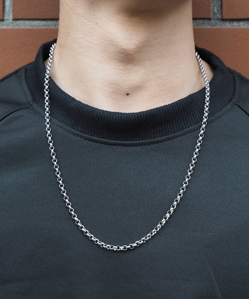 ロールチェーン　ネックレス SBG by 7JEWELRY ネックレス SBG ロールチェーンネックレス メンズ