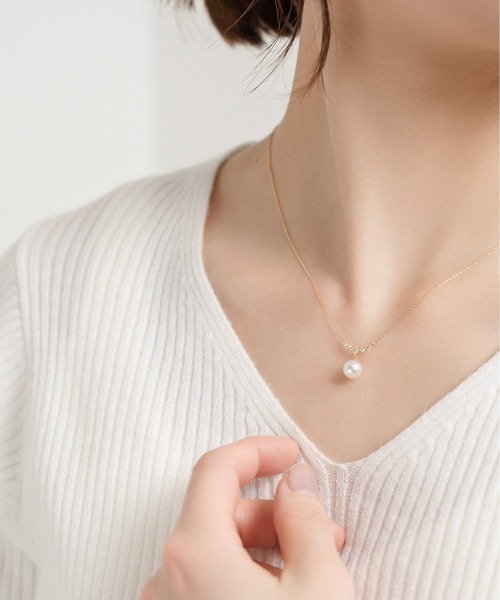 Jewel closet by L&Co. ネックレス K18 アコヤパール