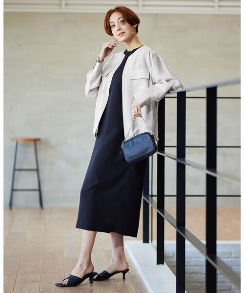 ICB（アイシービー） ブルゾン アウター リヨセルナイロンワッシャー