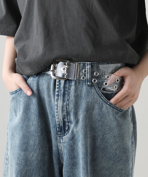 ホワイトレザーアイレットベルト　ベルト ベルト 「長さ調節可能」マルチカラーアイレットベルト メンズ