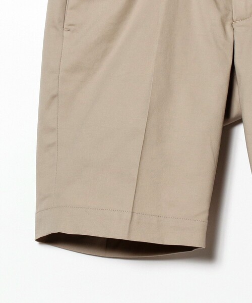 ハーフパンツ パンツ giabsarchivio / 別注 ストレッチコットン 1プリーツ ドローコードショーツ メンズの画像