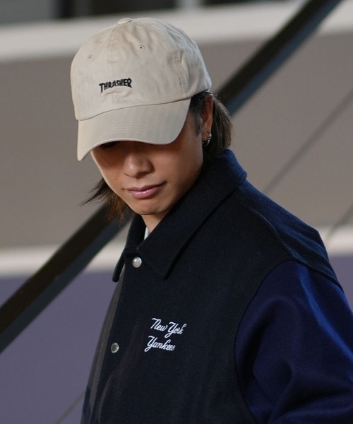 GORE-TEX 刺繍　6パネルキャップ　レザーバックル ゴシックサテン6パネルキャップ KOR67 – 100StarS