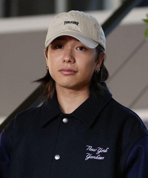 THRASHER（スラッシャー） キャップ 帽子 キャップ 6パネル 刺繍ロゴ