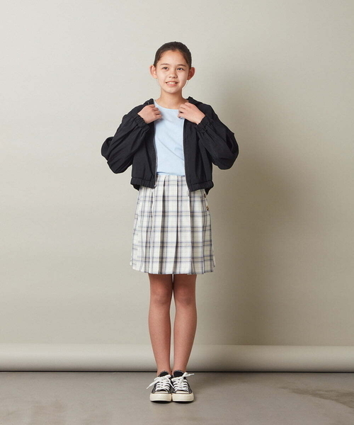 a.v.v スカート 「160」チェックプリーツスカート キッズ 子供服