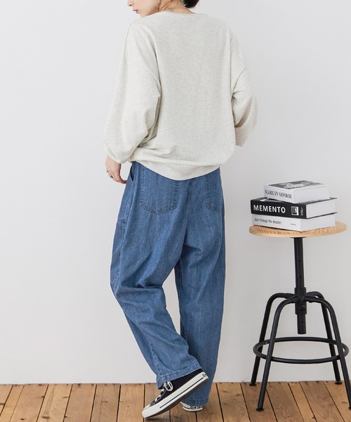 ☆韓国の人気☆【RIBBONBIT】☆Luna Denim Pants☆デニ.ム f371-1_1.jpg