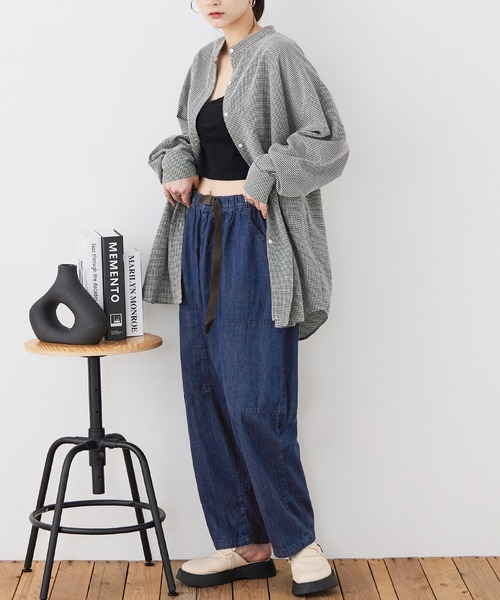 Fashion Letter ジーンズ デニム デニムパンツ 「M-4L」ビッグ