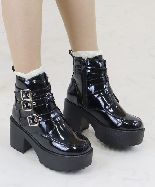 LOVEHUNTER（ラブハンター） ブーツ 厚底8cmヒールブーツ レディース