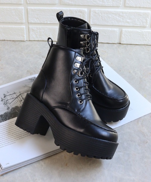 LOVEHUNTER（ラブハンター） ブーツ 厚底8cmヒールブーツ レディース