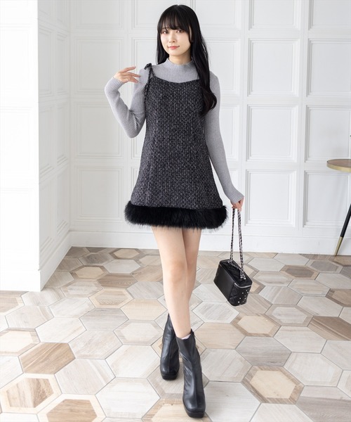 clear ブーツ 前後厚底ヒールショートブーツ「大人 カジュアル