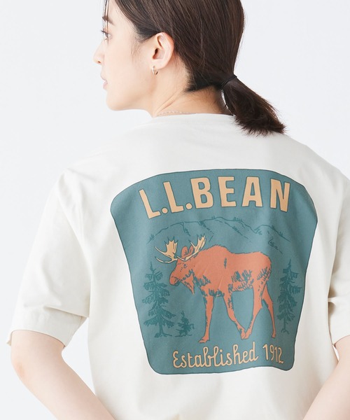 tシャツ ケアフリー・アンシュリンカブル・ティ、半袖ポケット付き　グラフィック ジャパン・フィット メンズ レディース | L.L.Bean | 02