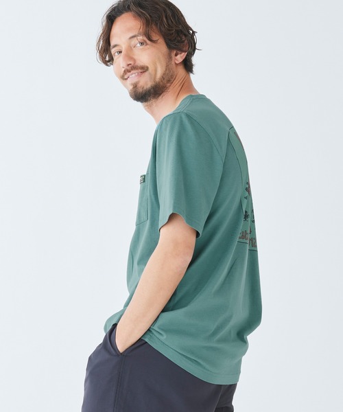 tシャツ ケアフリー・アンシュリンカブル・ティ、半袖ポケット付き　グラフィック ジャパン・フィット メンズ レディース | L.L.Bean | 25