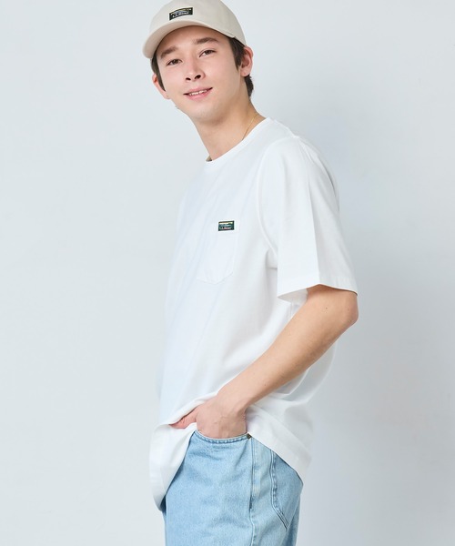tシャツ ケアフリー・アンシュリンカブル・ティ、半袖ポケット付き　グラフィック ジャパン・フィット メンズ レディース | L.L.Bean | 08
