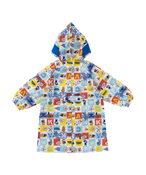 アンパンマンＤＸ　キッズレインコート ANPANMAN KIDS COLLECTION レインコート カッパ スクエア総柄