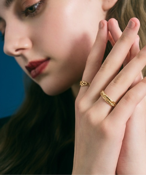 Jewel closet by L&Co. 指輪 リング K18 チェーン リング（9号〜15号