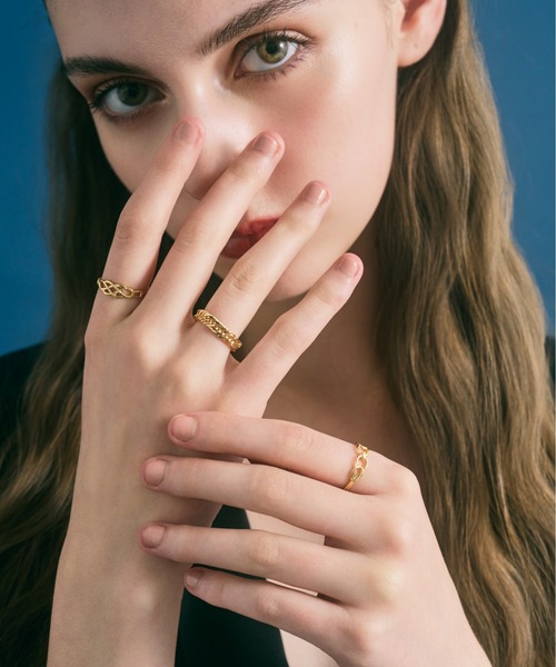 L&CO エルアンドコー K18 チェーンリング L&Co.(エルアンドコー)】 リング｜K18 チェーン リング （26-4562