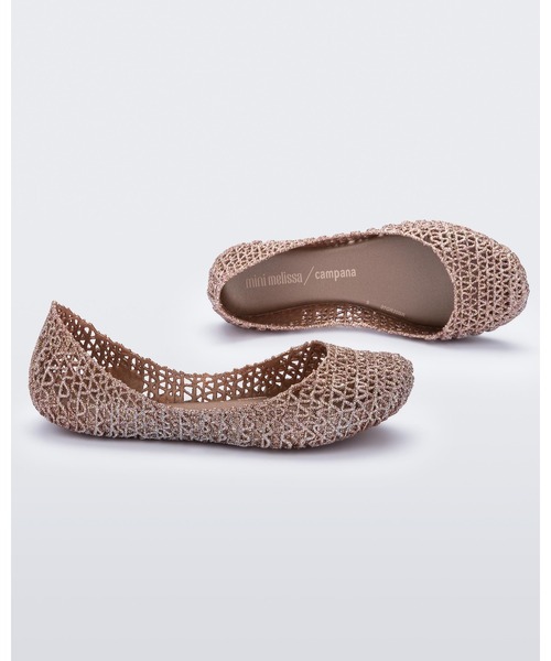 バレエシューズ MINI MELISSA CAMPANA PAPEL INF キッズ 子供 女の子の画像