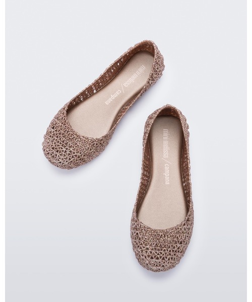 バレエシューズ MINI MELISSA CAMPANA PAPEL INF キッズ 子供 女の子の画像