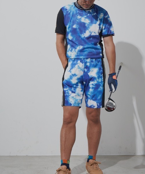 DECEMBERMAY（ディセンバーメイ） パンツ Tie dye art iridescent