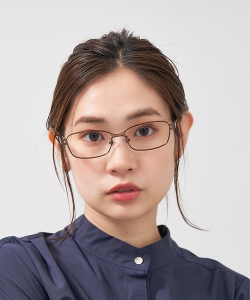 Zoff 伊達メガネ メガネ 眼鏡 ウェリントン型 メガネ｜メタル