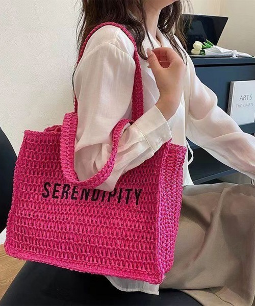 miniministore トートバッグ ストローバッグ トート かごバッグ