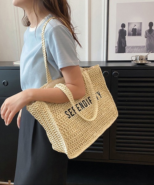 miniministore（ミニミニストア） トートバッグ ストローバッグ トート