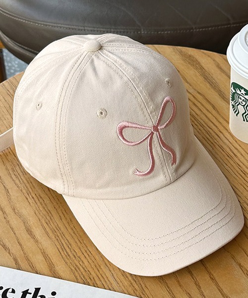 うさこ様 売約済　　　　　marinco maringo リボンキャップ フリル frill ribbon casquette−フリルリボンキャスケット-受注販売