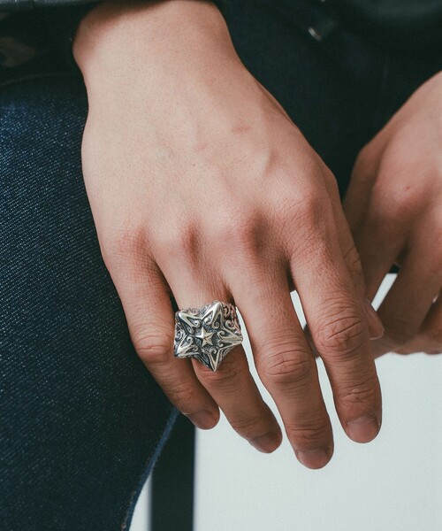 指輪 リング Star Ring Large メンズ レディースの画像