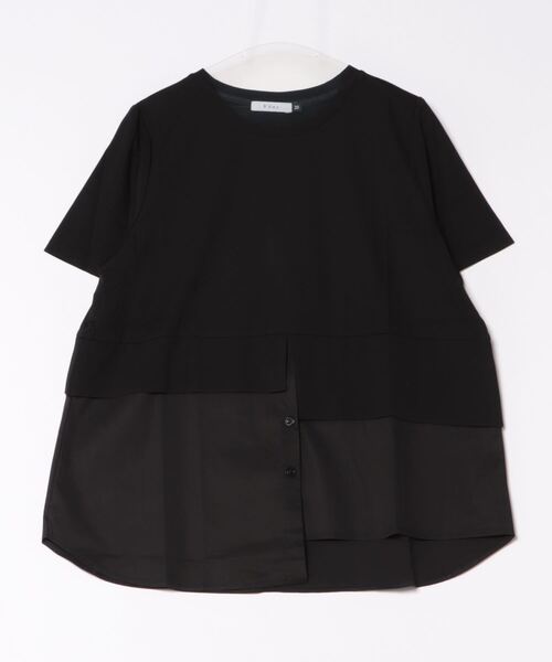 B'day tシャツ 半袖 「 B'day / ビーデー 」アシンメトリー半袖Tシャツ
