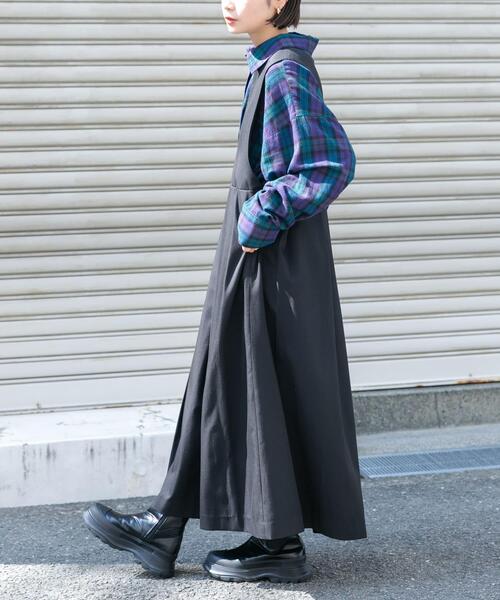 KBF（ケービーエフ） ワンピース 「2サイズ展開」キーネックBIG