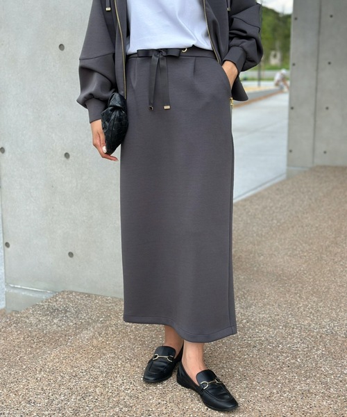 Emma Taylor スカート ダンボールリボンペンシルスカート レディース  