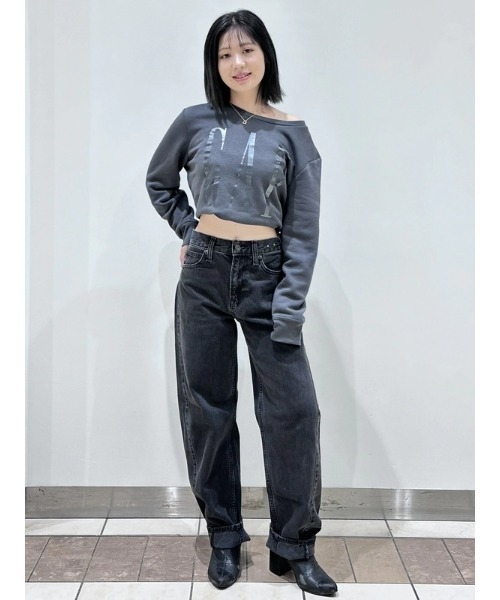 GAP（ギャップ） ジーンズ デニム デニムパンツ ハイライズ バレル