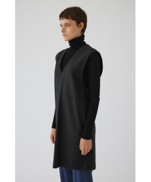 RIM.ARK ベスト ジレ Soft felt long vest レディース : ZOZOTOWN