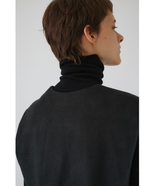 RIM.ARK ベスト ジレ Soft felt long vest レディース : ZOZOTOWN