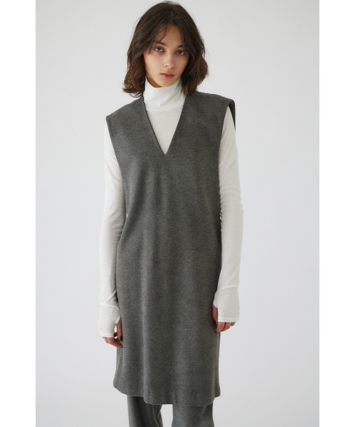 RIM.ARK ベスト ジレ 入学式 入園式 卒業式 Soft felt long vest