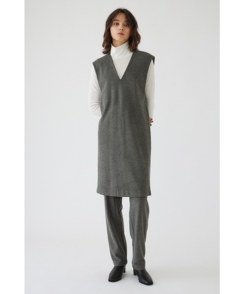 RIM.ARK ベスト ジレ Soft felt long vest レディース : ZOZOTOWN