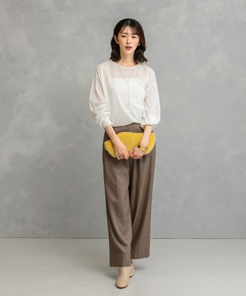 tシャツ シアークルーネックTシャツ レディース BITTOKO tシャツ シアークルーネックTシャツ レディース