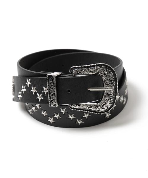 WEGO（ウィゴー） ベルト WEGO/スタースタッズ付ウエスタンベルト