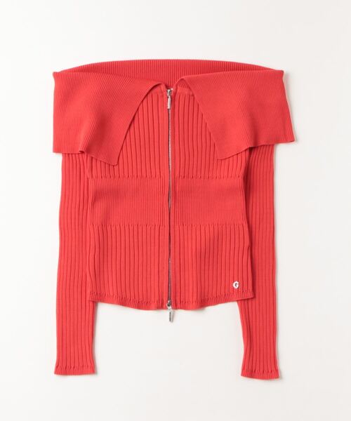 ニット セーター LS Off Shoulder Chihiro Rib Sweater レディース