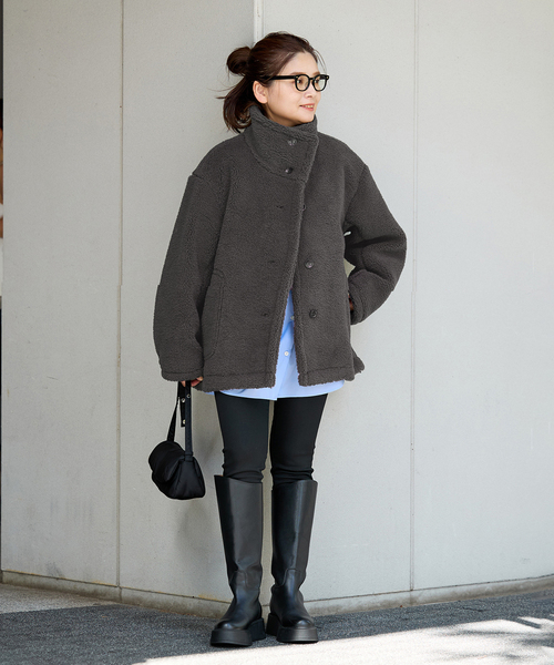 完売カラー‼️ エコファーブルゾン JOURNAL STANDARD JOURNAL STANDARD ブルゾン アウター エコファーショート