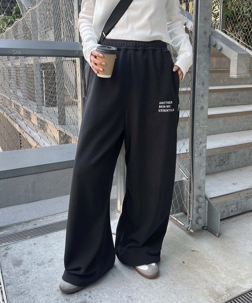 ANME スウェットパンツ ジャージ ANMEエンブロイダリーロゴ