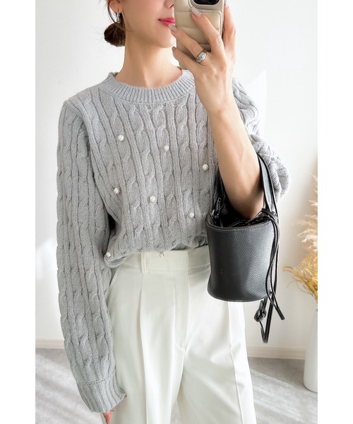 &. NOSTALGIA（ノスタルジア） ニット セーター 「ZOZO限定」モヘア