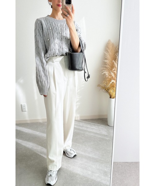 &. NOSTALGIA（ノスタルジア） ニット セーター 「ZOZO限定」モヘア