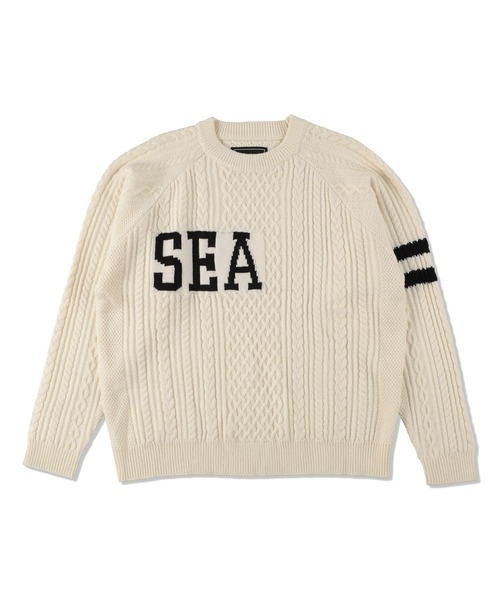 WIND AND SEA（ウィンダンシー） セーター ニット A HOOP CABLE 